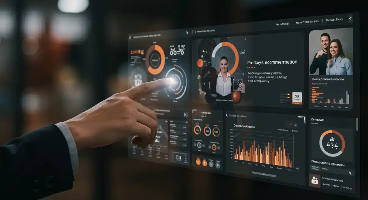 Real-time customer data analysis and personalized product recommendations dashboard