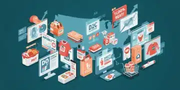 Direct-to-consumer market growth in US by 2025, digital commerce trends