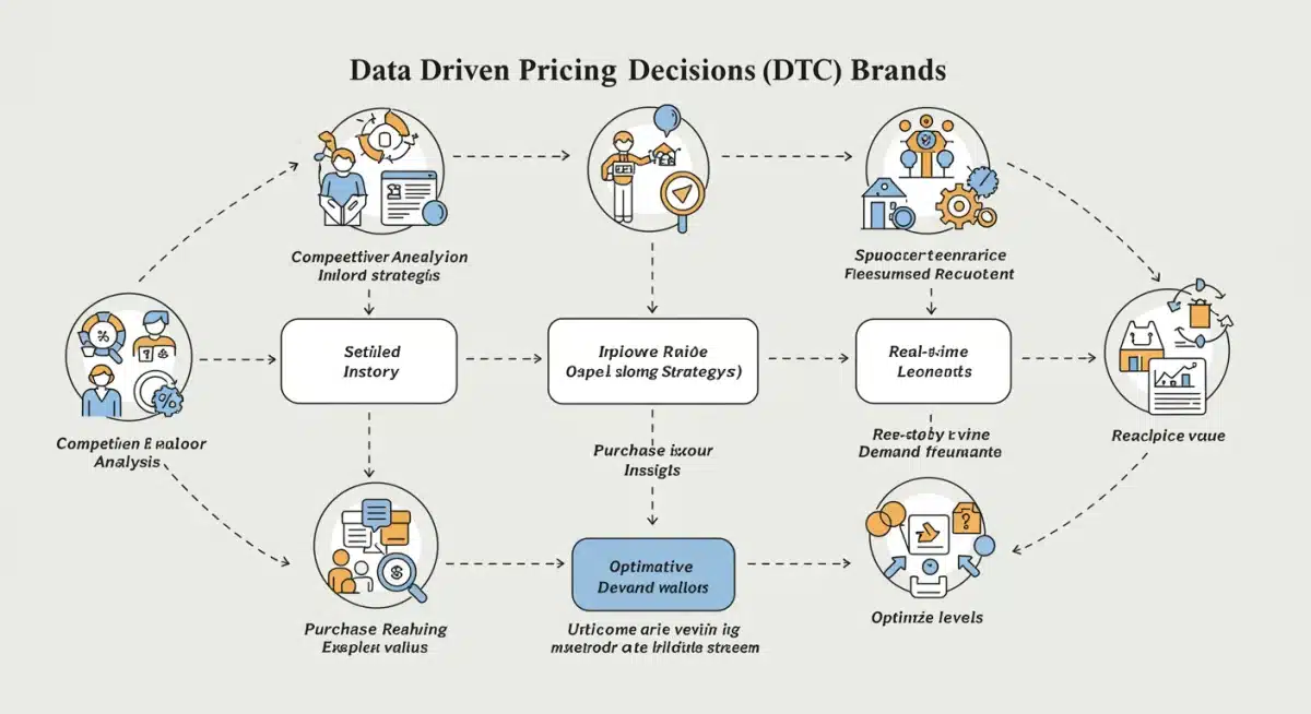Data-driven pricing decision-making process for DTC brands
