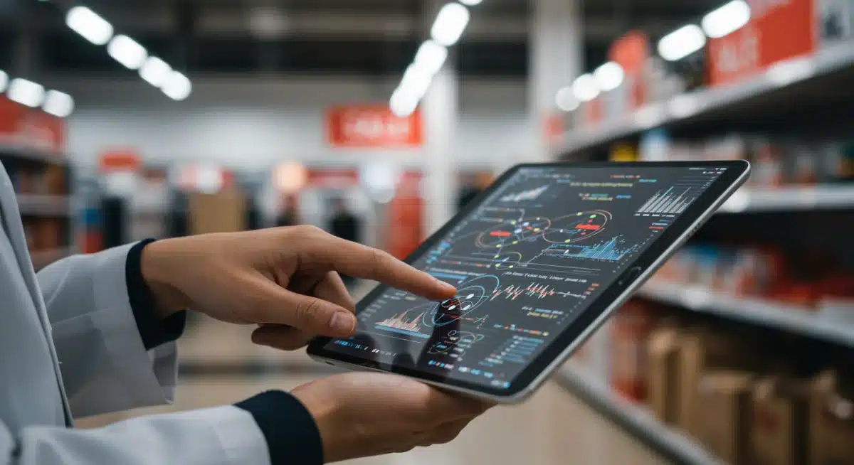 Data scientist developing machine learning models for retail demand forecasting