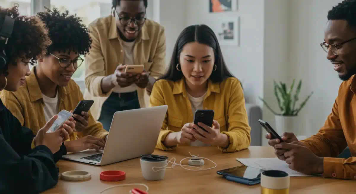 Customers engaging with a new DTC product digitally.