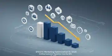 DTC Marketing Spend Optimization for 2025: Cut CAC by 20% Graph showing a 20% reduction in customer acquisition cost for DTC brands in 2025 through optimized marketing strategies.