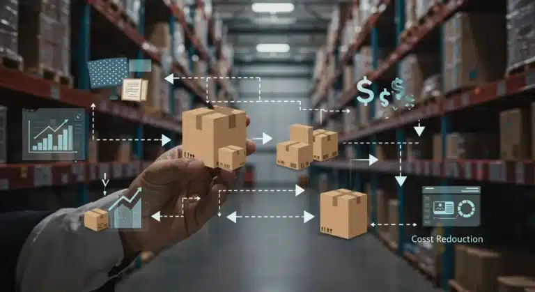 Optimized DTC supply chain with efficient shipping routes and cost savings