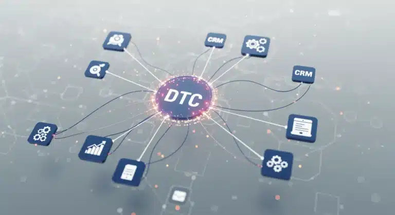 Integrated DTC tech stack for enhanced operational efficiency.