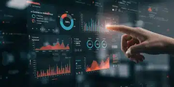 E-commerce analytics dashboard showing key performance indicators and growth metrics