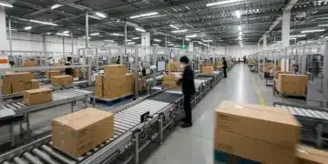 Scale E-commerce Operations: 5-Step Plan for 50% More Orders Modern e-commerce warehouse with automated systems handling increased order volume