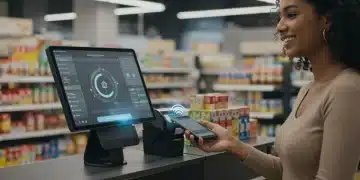 5 Must-Have Retail POS System Upgrades for US Businesses in 2025 Modern retail POS system with contactless payment and smiling customer