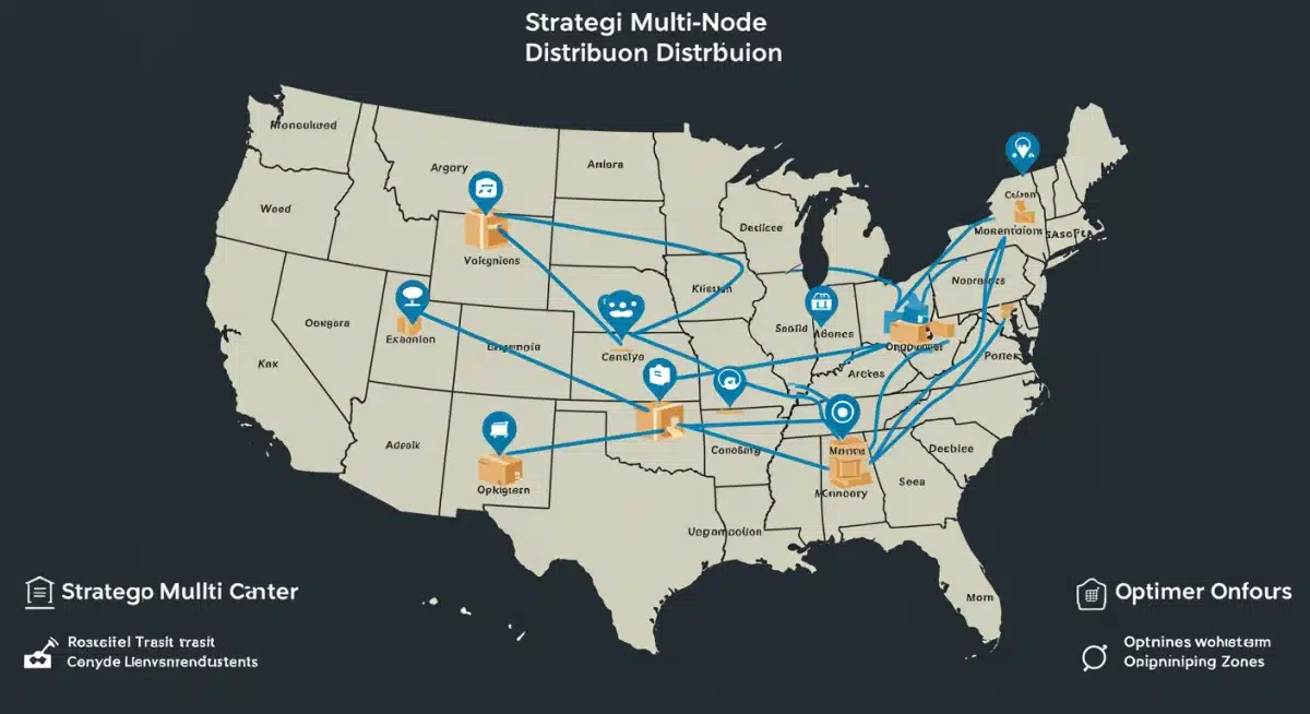 Multi-node fulfillment strategy across the United States for reduced shipping costs