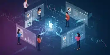 Digital interface showing personalized content and data streams, representing personalization at scale