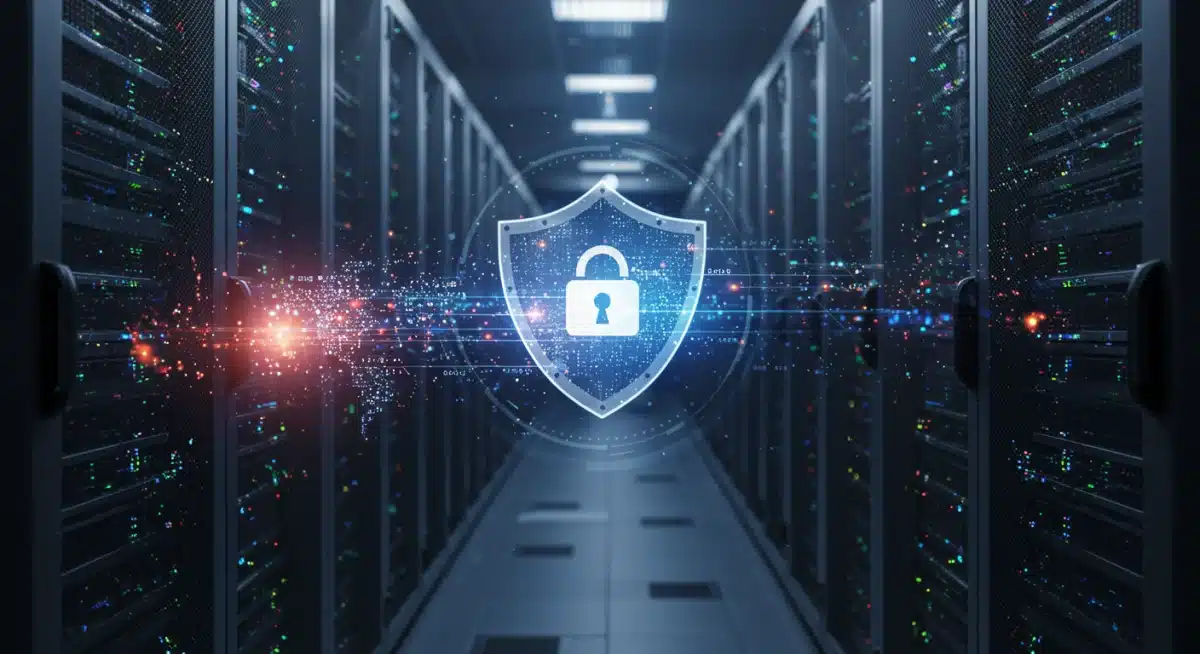 Secure data center infrastructure protecting retail information