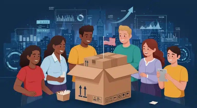 Successful subscription model with diverse happy customers