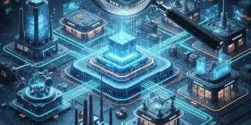 Blockchain technology transforming retail supply chain transparency and security by 2026.