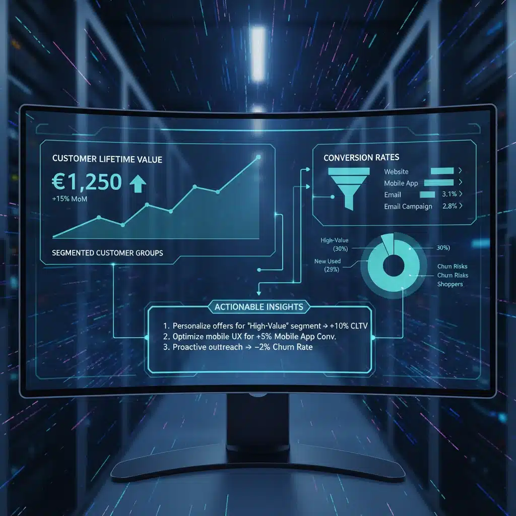 Analytics Dashboard for First-Party Data Insights