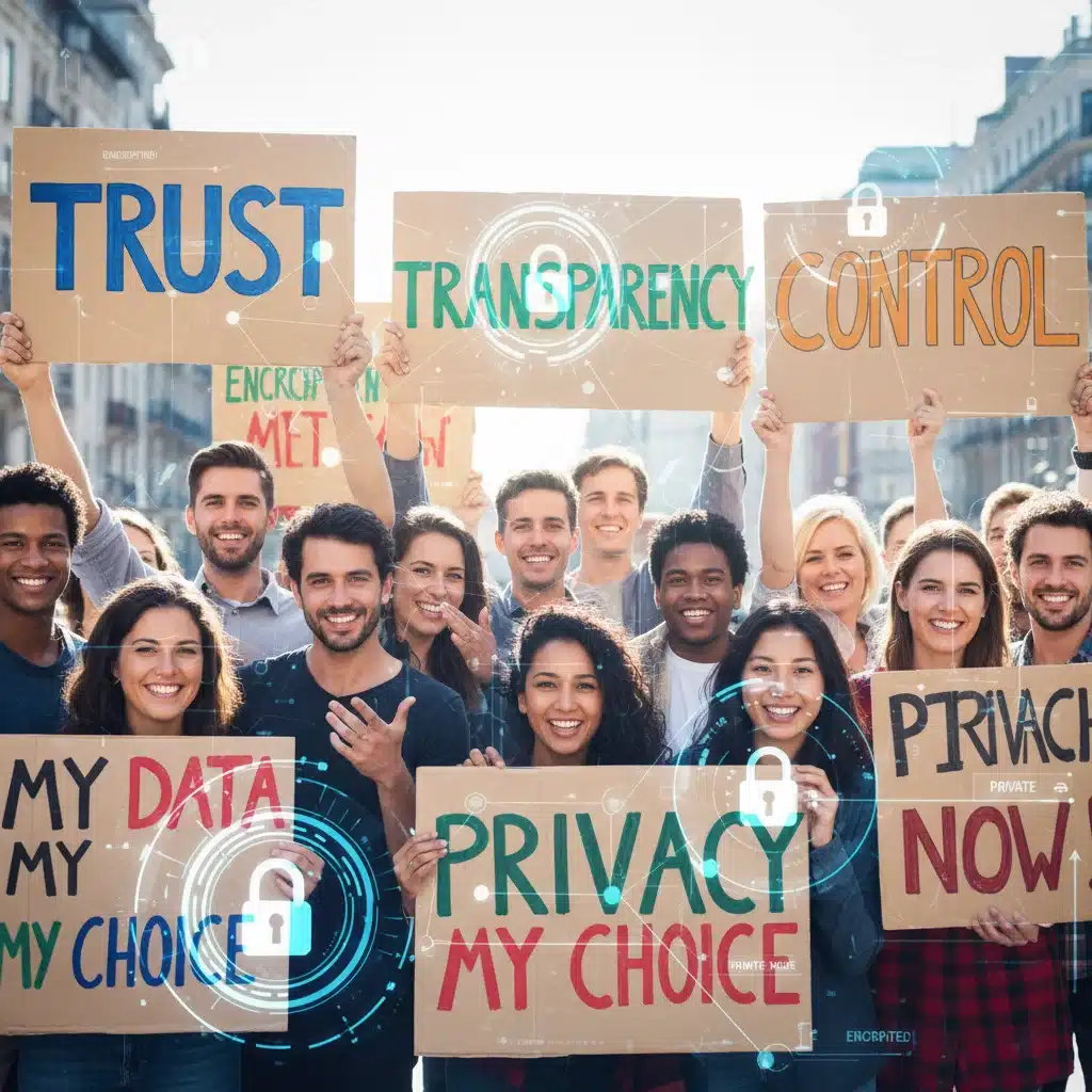 Consumers advocating for trust and transparency in data privacy