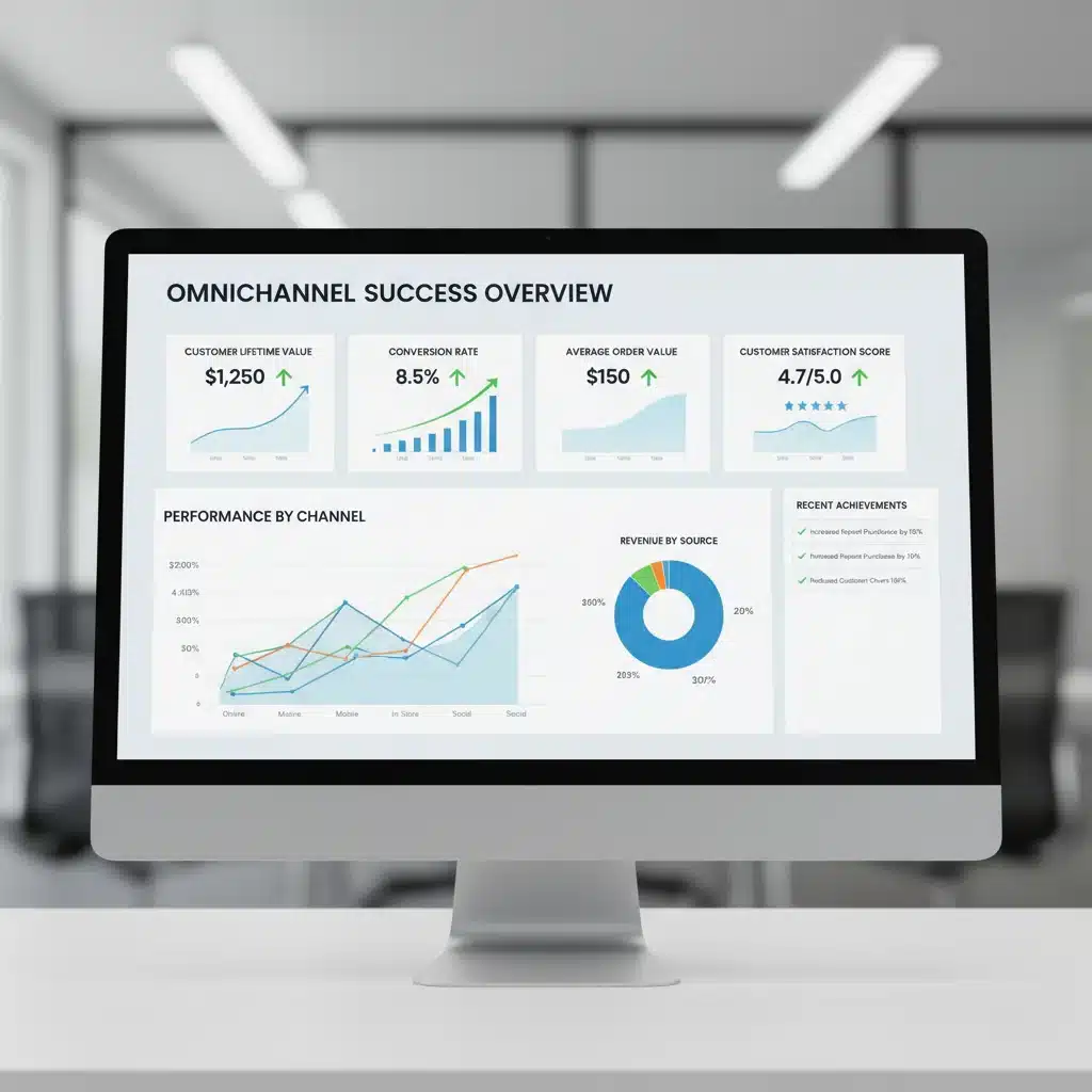 Key performance indicators for successful omnichannel retail implementation.