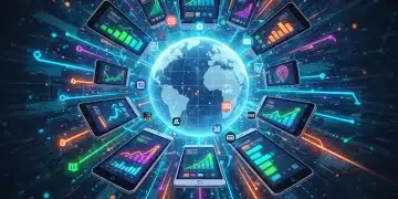 Subscription Model Mastery: Boost Customer Lifetime Value by 25% by 2026 Illustration of subscription model growth with interconnected devices and rising financial charts.